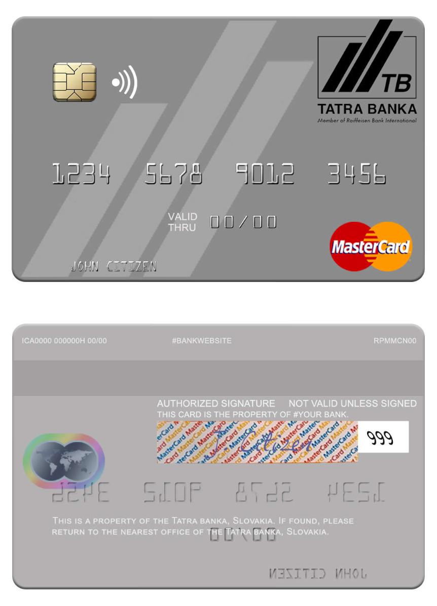 Slovakia Tatra Banka mastercard
